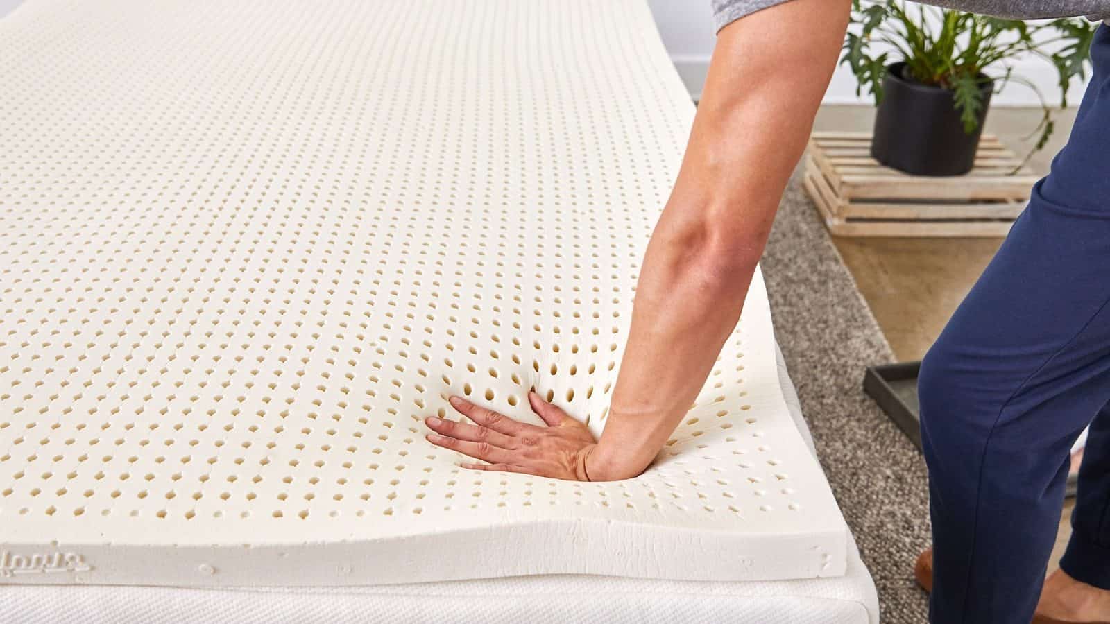 new latex mattress too firm